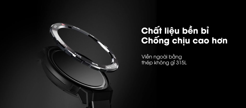 Đồng hồ thông minh Mibro GS Pro chất liệu viền