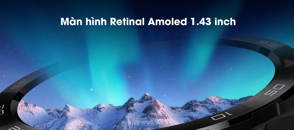 Đồng hồ thông minh Mibro GS Pro màn hình hiển thị