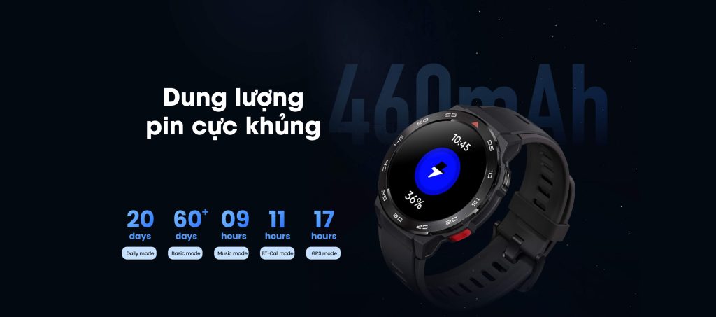 Đồng hồ thông minh Mibro GS Pro thời lượng pin khủng