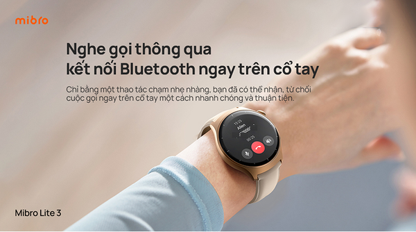 Đồng hồ thông minh Mibro Lite 3 cuộc gọi bluetooth